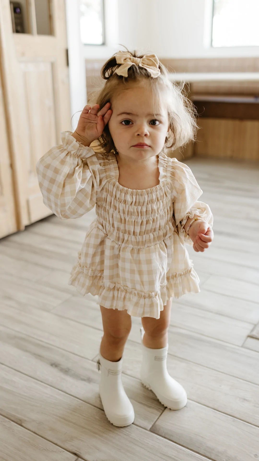 Ruffle Romper | Gingham – forever french baby Ruffle Romper | Gingham – forever french baby
