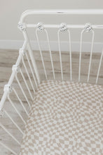 Load image into Gallery viewer, Wavy Checker | Crib Sheet