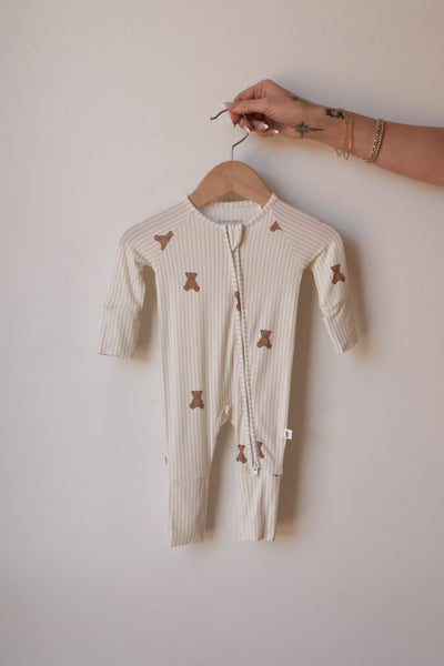 Bamboo Zip Pajamas | Teddy – forever french baby