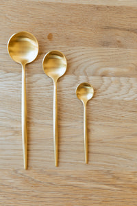 Gold Spoon | Minimalist Flatware