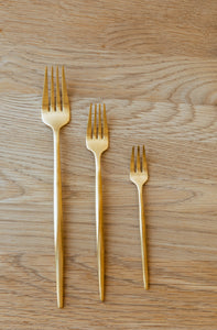 Gold Fork | Minimalist Flatware