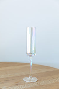 Iridescent | Cylinder Champagne Flute