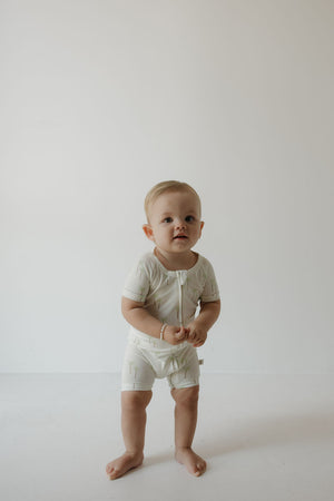 Shortie Bamboo Zip | Palm