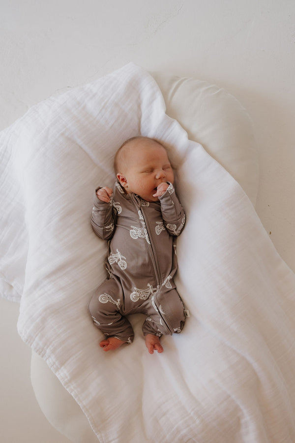 Bamboo Zip Pajamas Dirt Bike