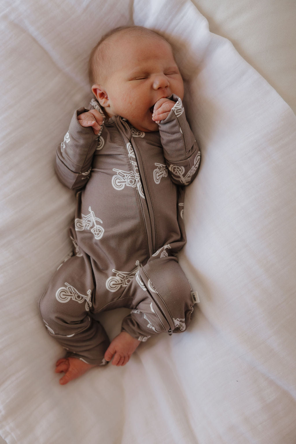 Bamboo Zip Pajamas Dirt Bike