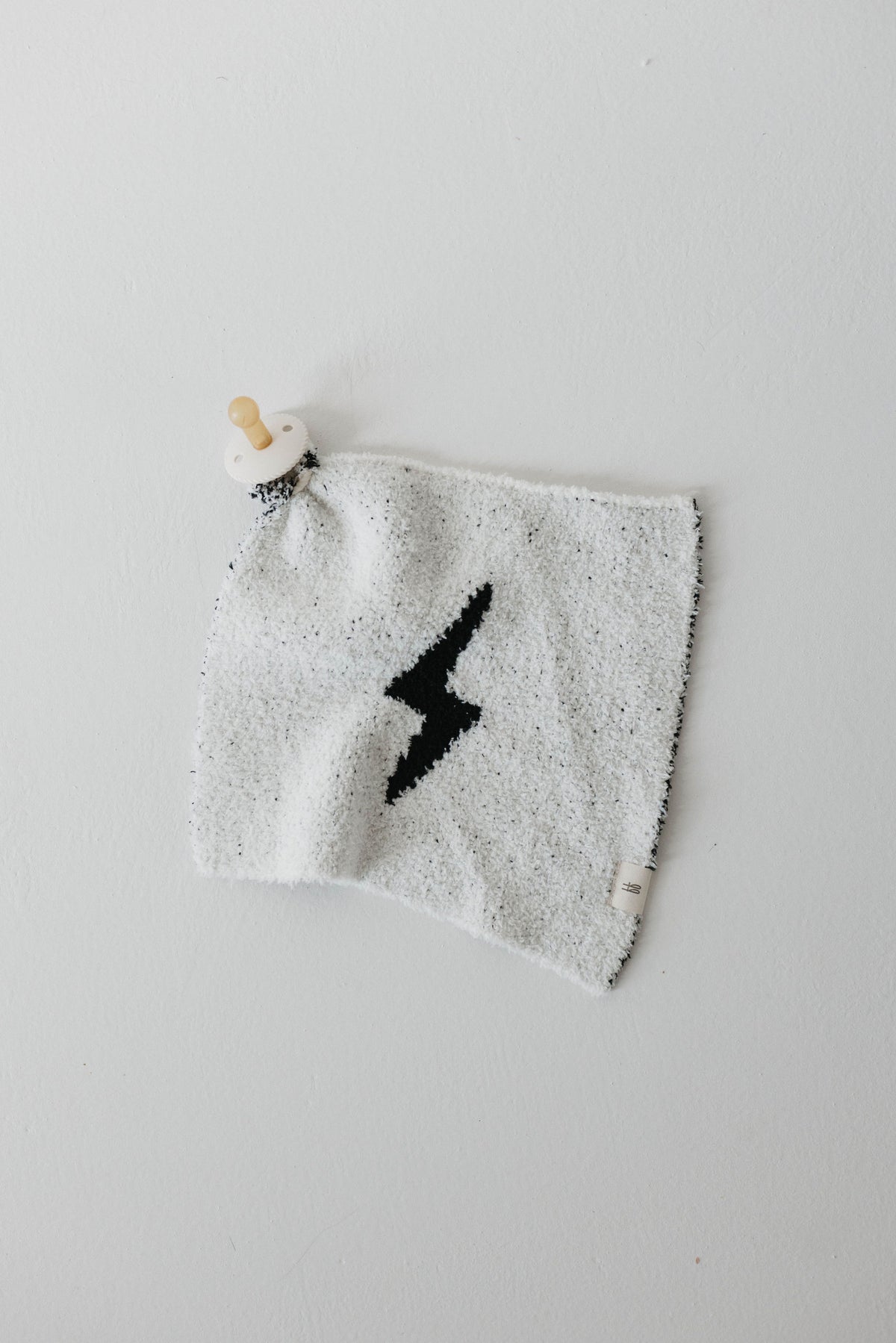 Lovey White & Lightning Bolt