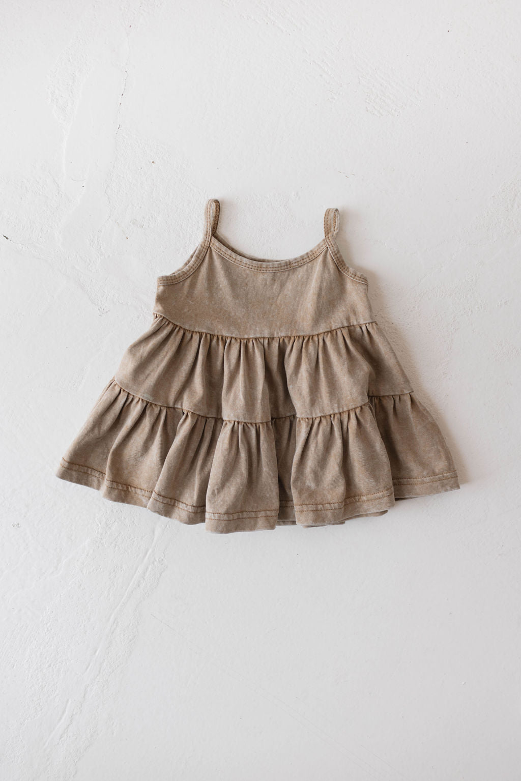 Children's Dress | Vintage Washed Espresso