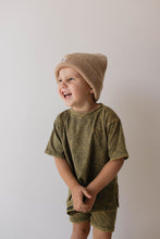 Load image into Gallery viewer, Olive | Washed Child Short Set