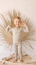 Load image into Gallery viewer, Wavy Checker | Bamboo Two Piece Pajama
