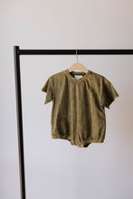 Load image into Gallery viewer, Olive | Washed Romper