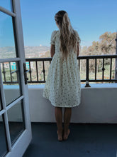 Load image into Gallery viewer, Garden Days | Ivory Floral Muslin Dress