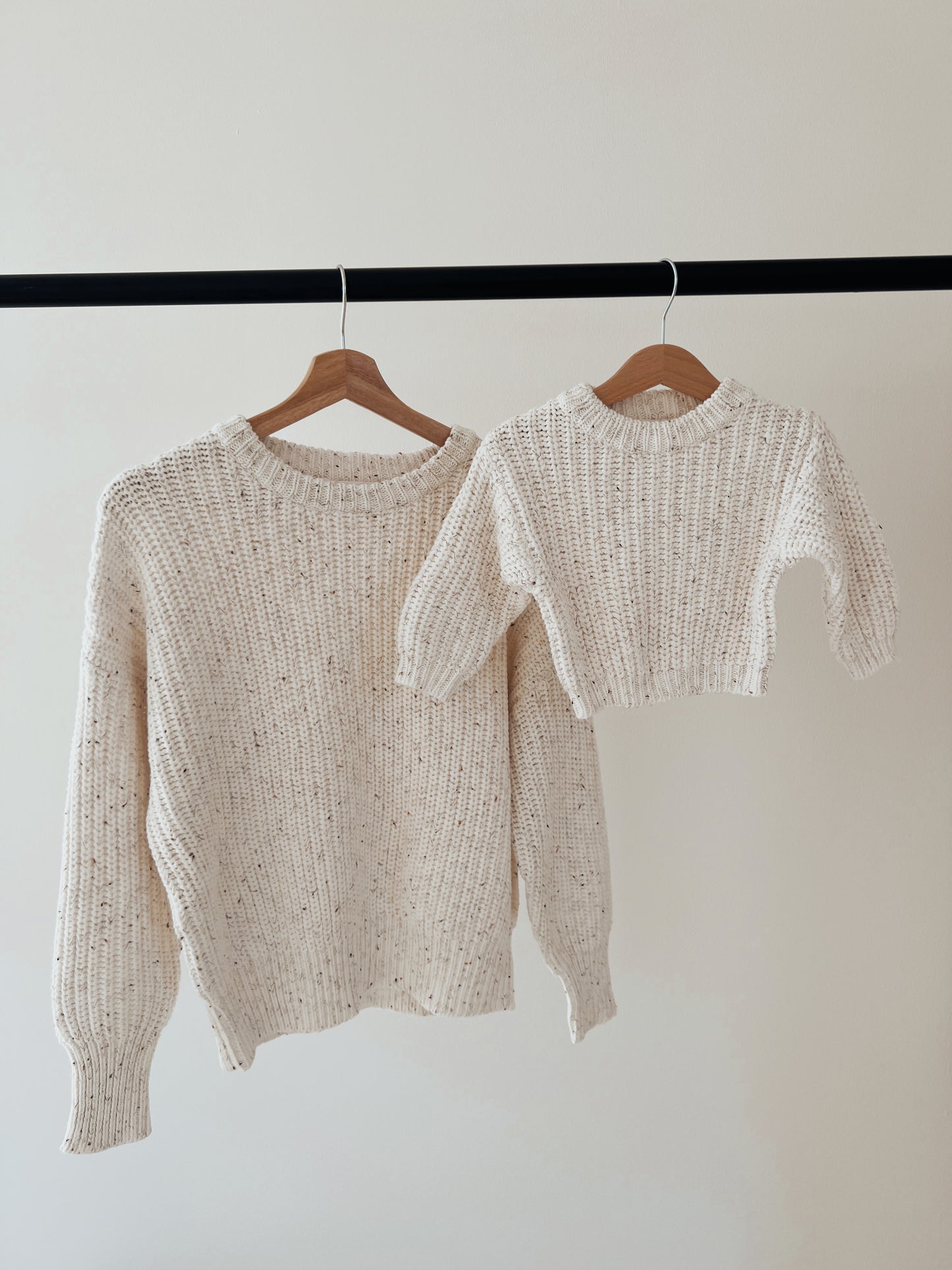 Wheat Confetti | Child Knit Sweater