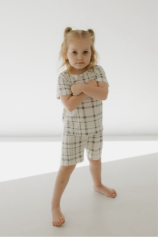 Bamboo Short Set | Picnic Plaid
