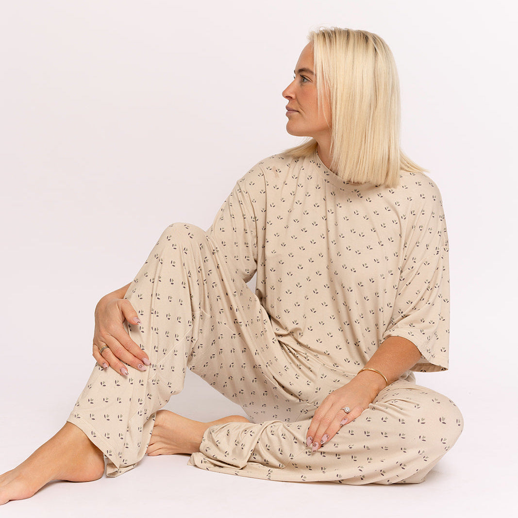 Boxy Tee Lounge Set Flora
