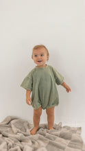Load image into Gallery viewer, Sage | Washed Romper