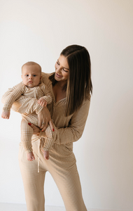 Golden Gingham | Women's Bamboo Pajamas