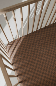 Faded Brown Checker  | Crib Sheet