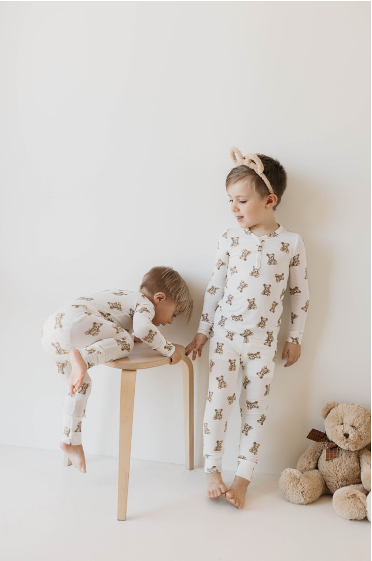 Kendy x FF Bears | 🧸  Bamboo Zip Pajamas