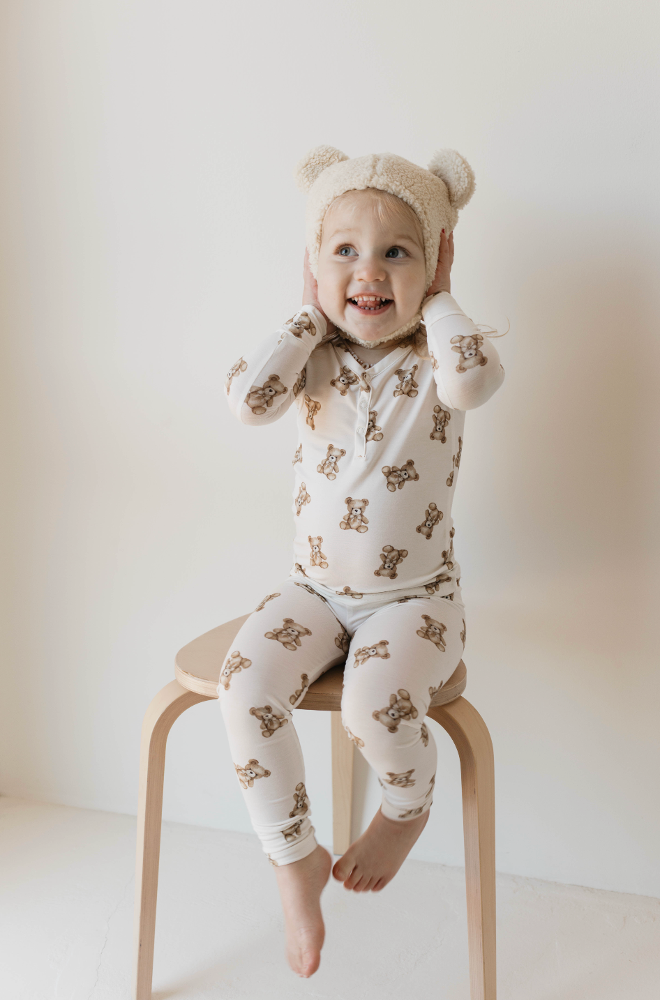 Two Piece Bamboo Pajamas | Kendy x FF Bears