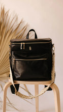 Load image into Gallery viewer, Black | Forever French Diaper Bag