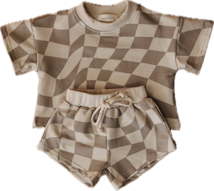 Coral Palm | Boys Long Sleeve Suit