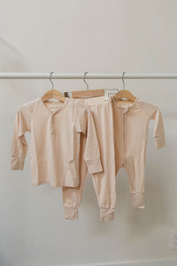 Cream Bamboo Pajamas | Warehouse Sale