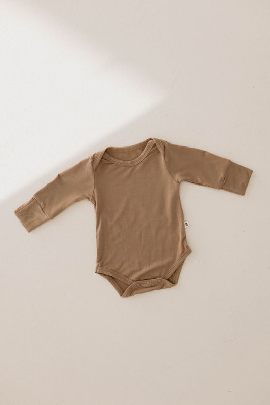 Toffee | Bamboo Long Sleeve Snap Suit