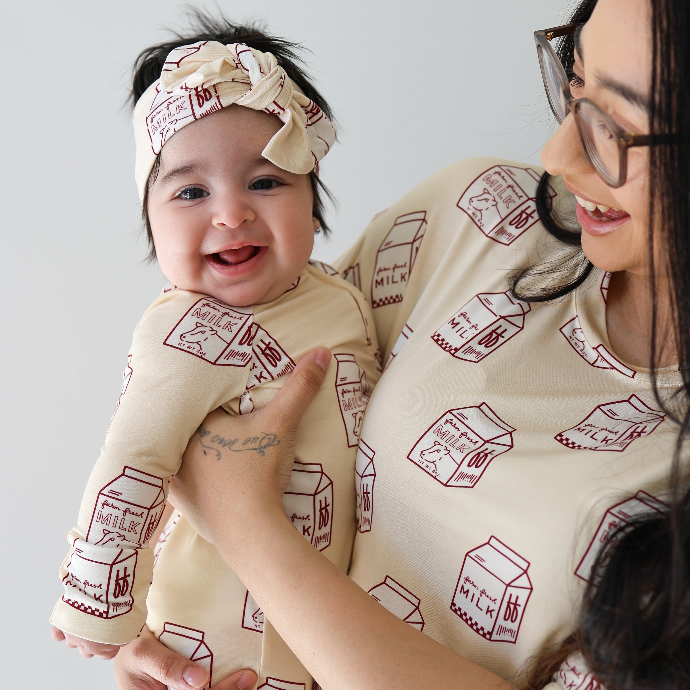 Women's Boxy Tee Lounge Set | Milk – forever french baby