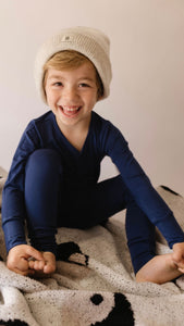 Sapphire | Bamboo Two Piece Pajamas