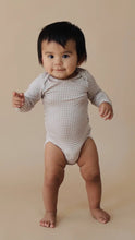 Load image into Gallery viewer, Ryan Gingham | Bamboo Long Sleeve Snap Suit