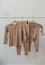 Load image into Gallery viewer, Toffee | Bamboo Zip Pajamas