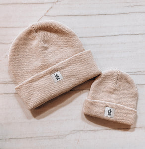 oatmeal | forever french knit beanie