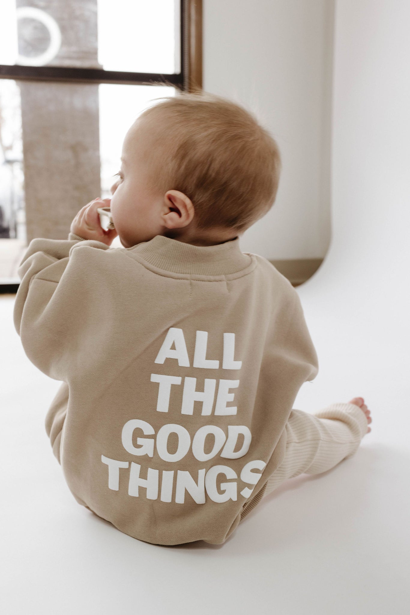 All The Good Things Baby Child Sweatshirt forever french baby