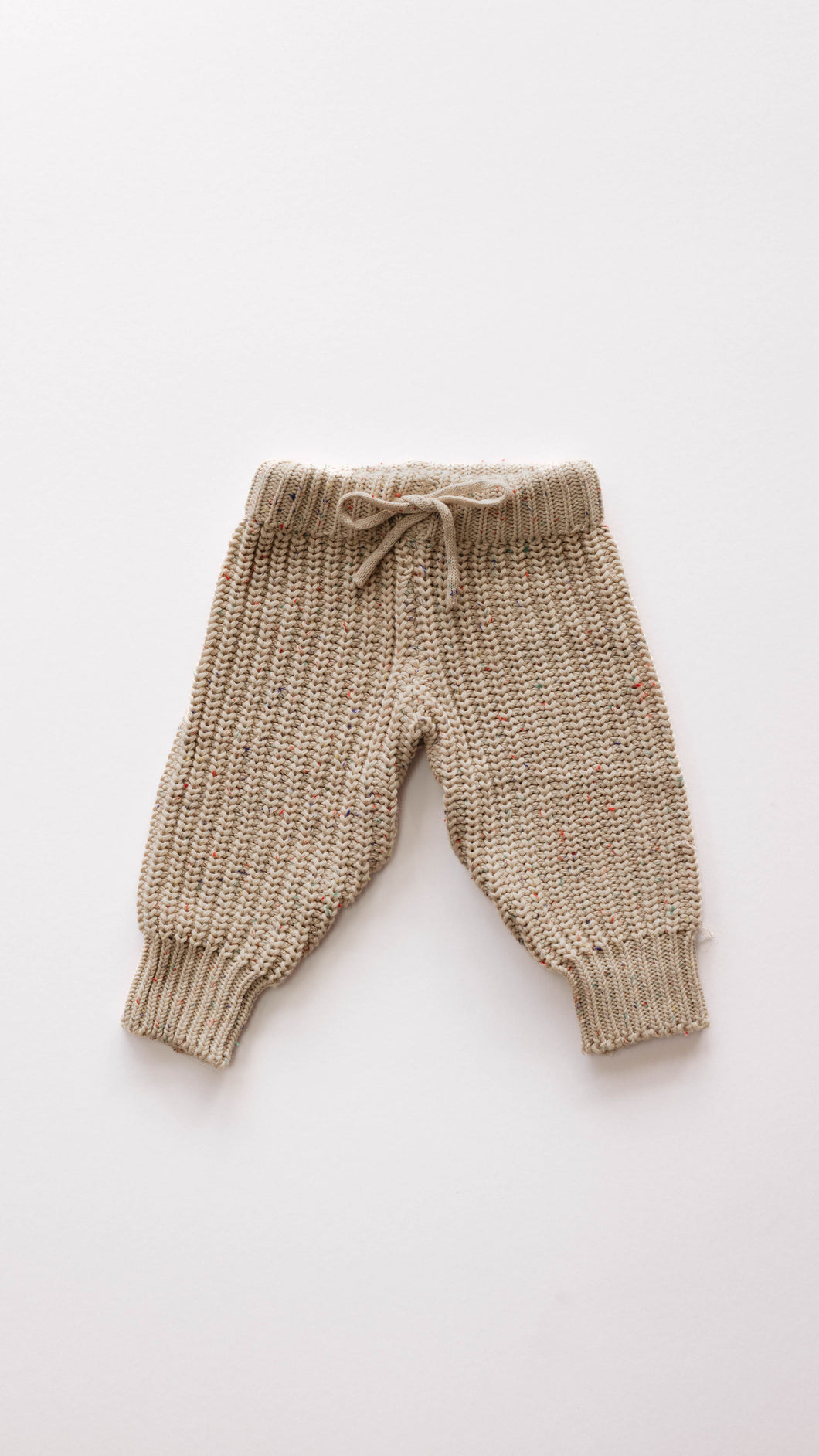 Knit Pants - Wheat Confetti