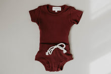 Load image into Gallery viewer, Ribbed Set - Cranberry